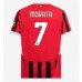 AC Milan Alvaro Morata #7 Hjemmedrakt 2024-25 Kortermet